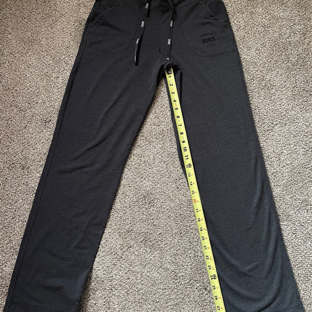 Size Medium: Roots Charcoal Relaxed Fit Pants
